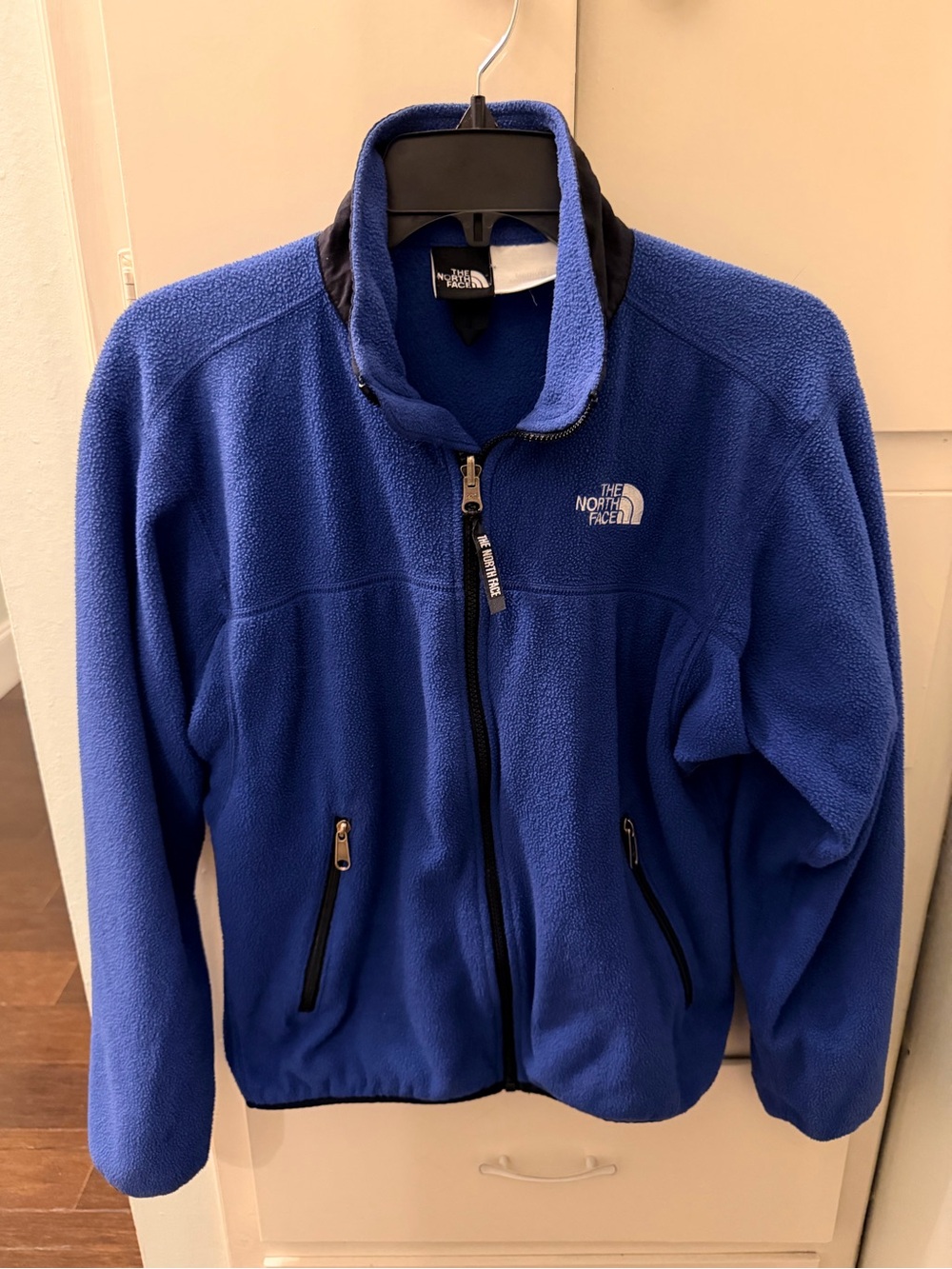 The North Face women's Blue Fleece Jacket- Medium